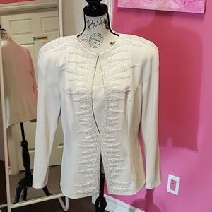 Daymore💕💕 Couture Cream Embroidery Blouse Top